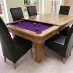 Convert Pool Table To Dining Room Table