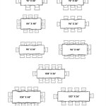 Dining Room Table Size Chart