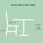 Dining Table Height And Chair Height