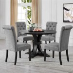 Pedestal Dining Table And Chairs