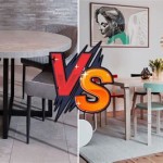 Round Dining Table Vs Rectangular